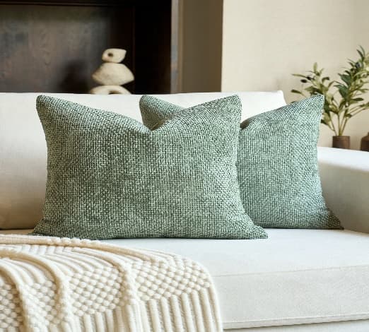 Minimal Chenille Braided Cushion Cover 3