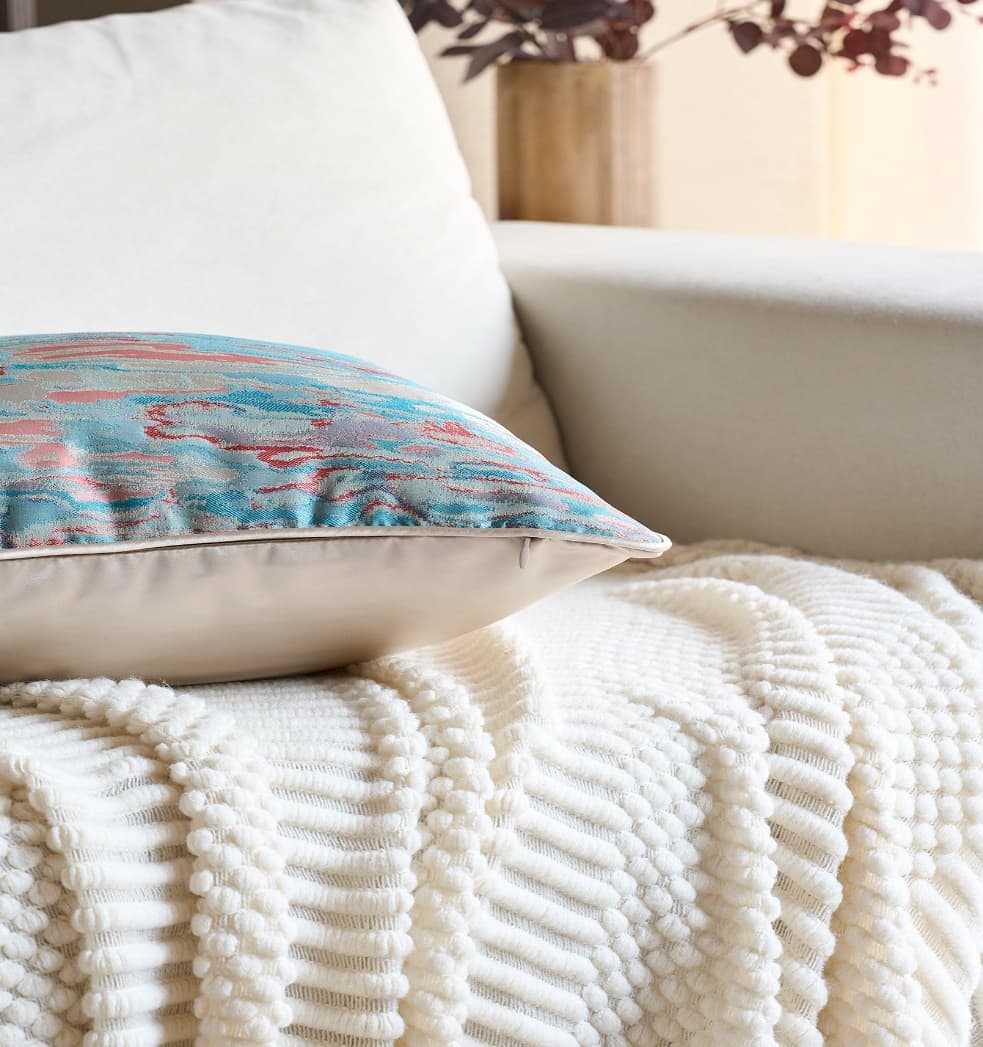 Sea Cloud Jacquard Cushion Cover 3