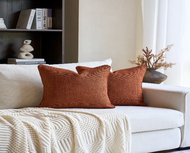 Minimal Fishnet Texture Cushion Cover 2