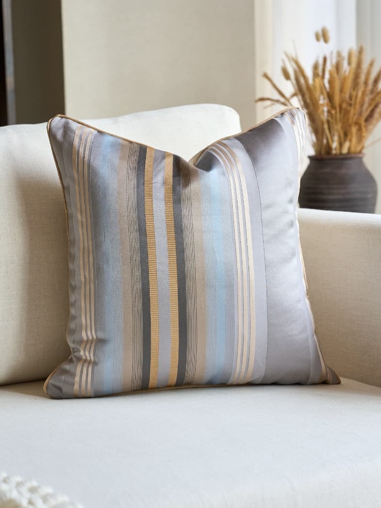 Classic Transition Stripe Jacquard Cushion Cover