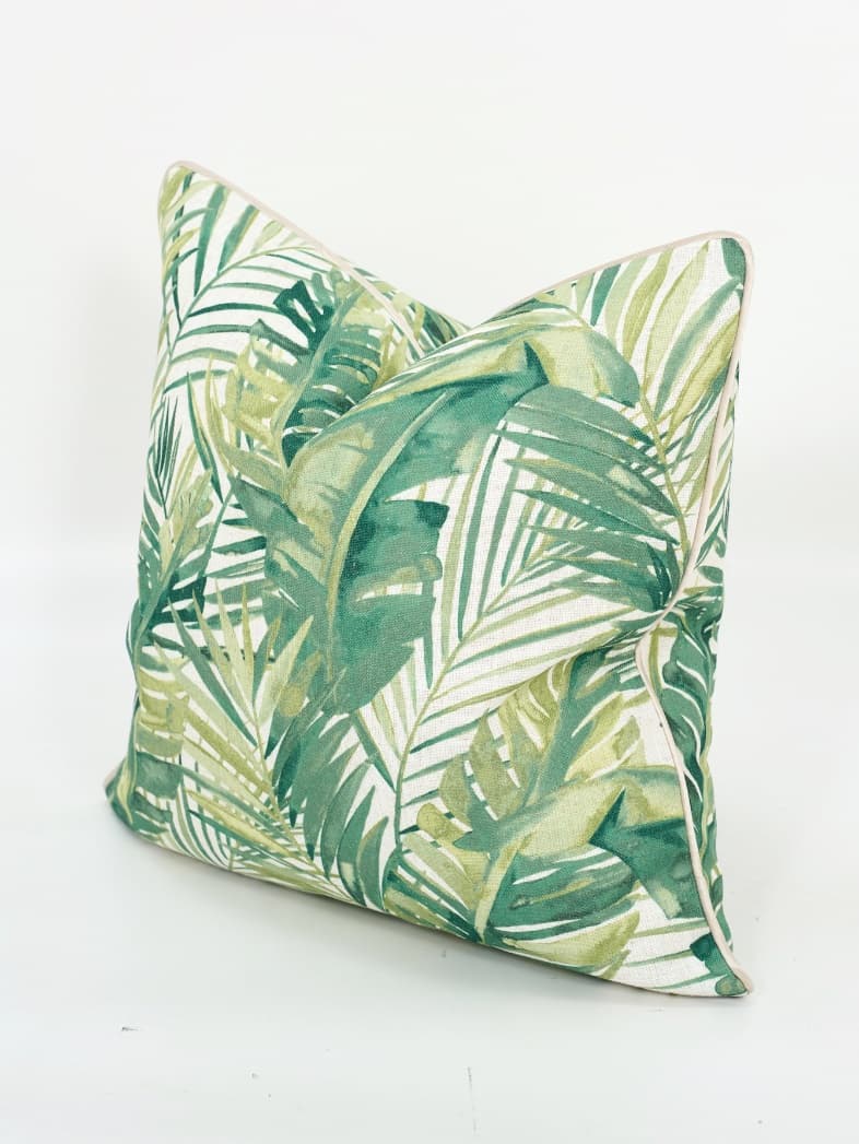 Tropical Rainforest Print Cushion Cover